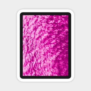 Hot Pink Fur Magnet