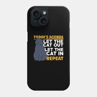 Funny British Blue Shorthair Cat Lover Gift Phone Case