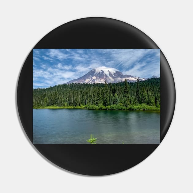 Mt Rainier Pin by Ckauzmann