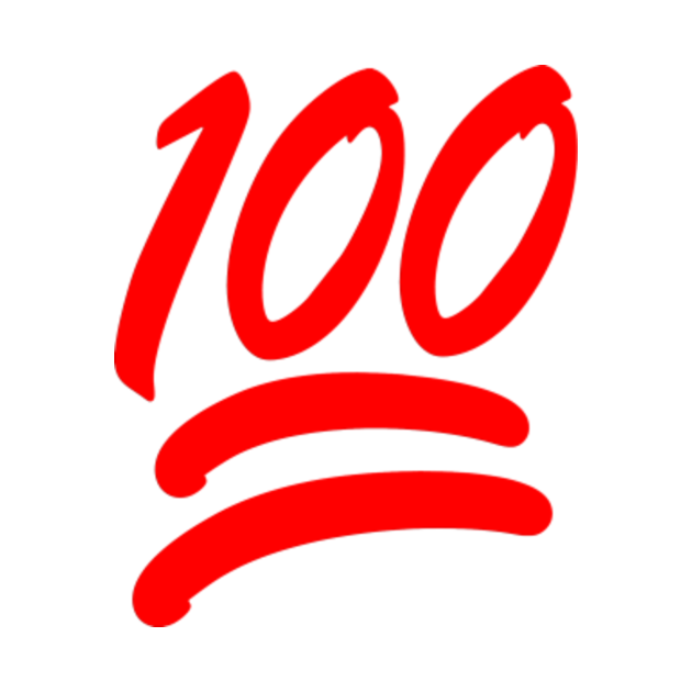 100 Sign Emoji