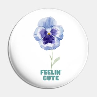 Pansy blue for you Pin