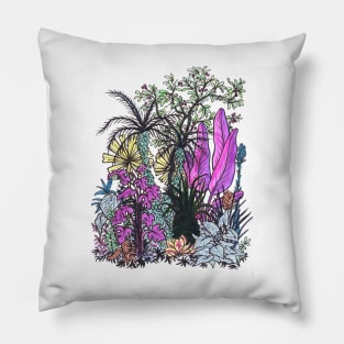 Nighttime Jungle Pillow