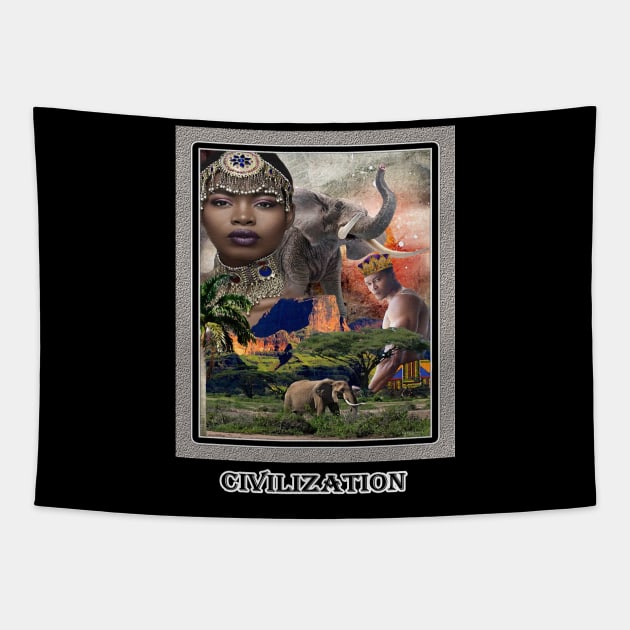 Civilization Tapestry by Afrocentric-Redman4u2