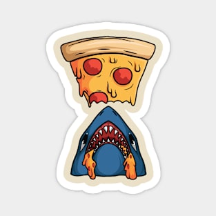 Shark Pizza Magnet