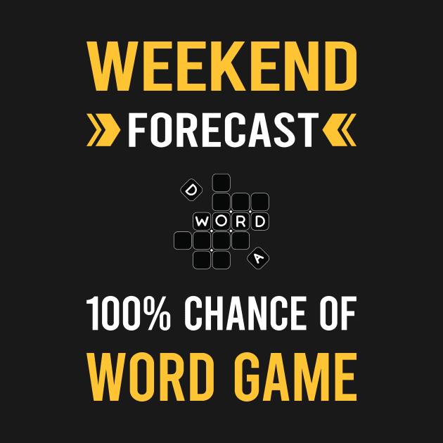 Weekend Forecast Word Games by Good Day