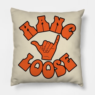 Hang Loose ))(( Shaka Surfing Sign Hawaii Design Pillow