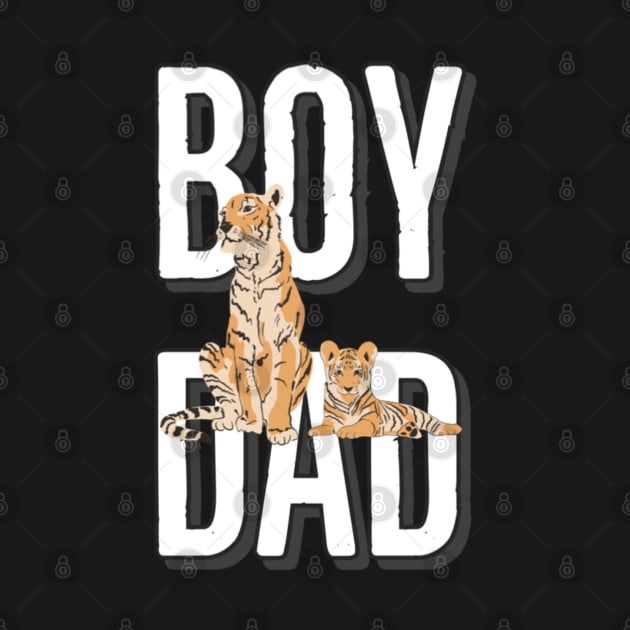 Boy dad tiger print by Mermaidssparkle