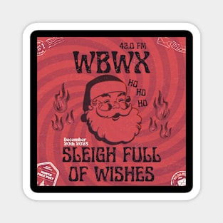 Sleigh Full of Wishes Poster Magnet