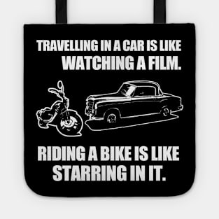 Riding A Bike Tote