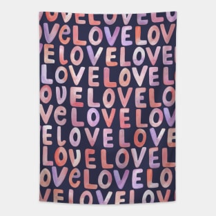 Love - Purple Tapestry