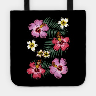 Summer Flowers Pug Tote