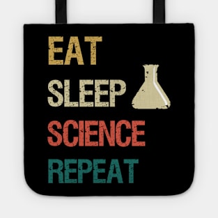 Eat sleep science repeat Tote