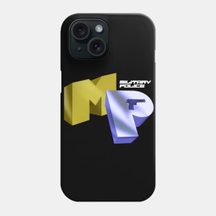 Military police army , retro 80s style Phone Case