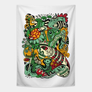 SNAKE -  12 Zodiac Animals Tapestry