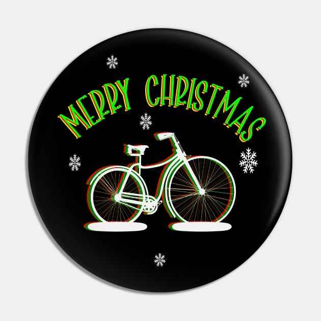 christmas present Cycling Pin by vintagejoa