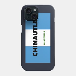 Chinautla City in Guatemala Flag Colors Phone Case