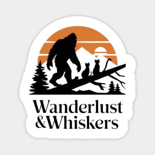 Wanderlust & Whiskers Magnet