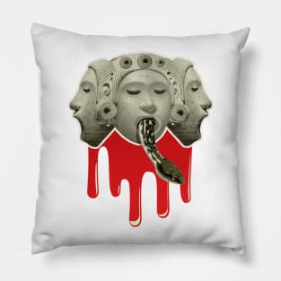 Death Mask with Destiny Serpent Pillow