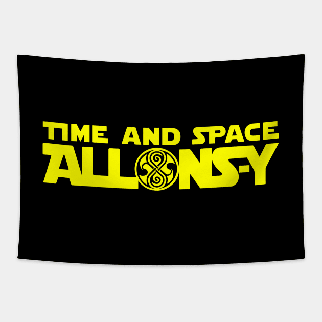 Allons-Y in Space Tapestry by illproxy