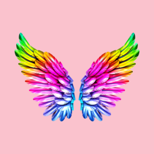 LGBT Rainbow Gay Angel Wings And Lesbian Pride - Angel Wings Gift - Mug