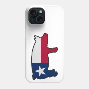 Texas BBQ Pig TX Pride Phone Case