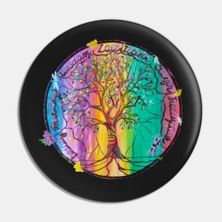 A Tree of Life Meaning Pin