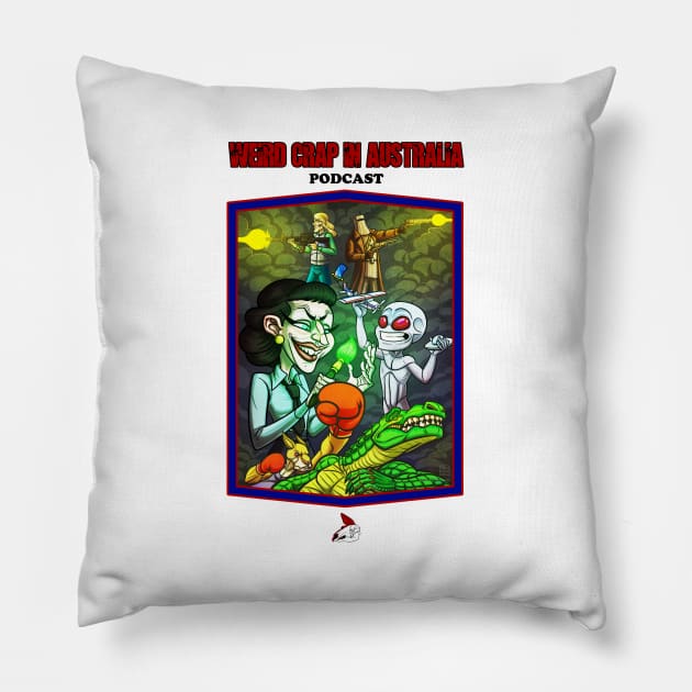 Weird Crap in Australia Vol. 1 Pillow by WeirdCrapinAus