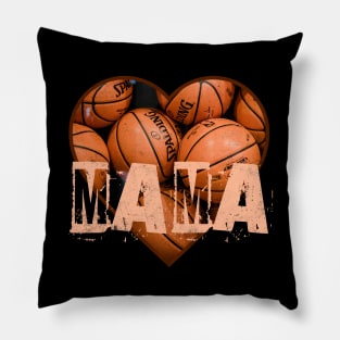 Basketball Mama with Heart image Pillow