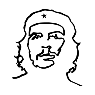 Che Guevara Line Art Design T-Shirt