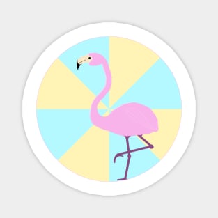 Hyper Bright Flamingo Magnet