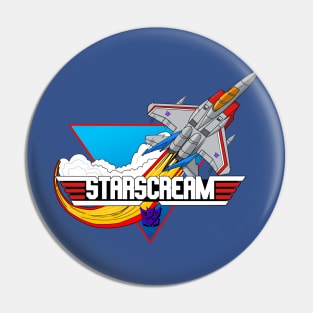 Starscream Retro Jet Pin