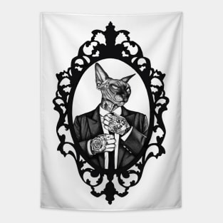 Hipster Sphynx Tapestry