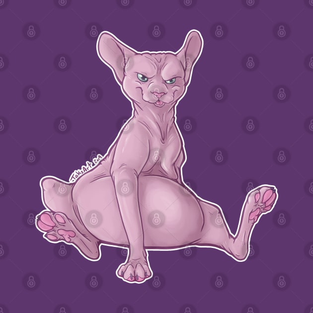 Sphynx Cattitude by TaksArt