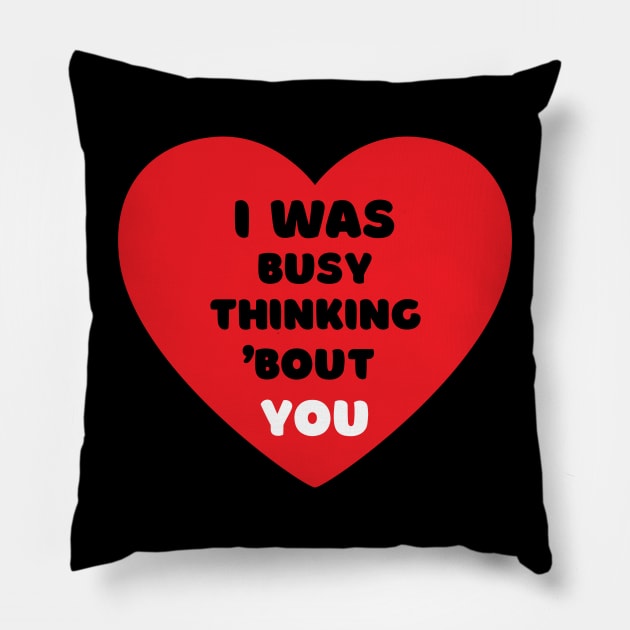 I WAS BUSY THINKING 'BOUT FOOD VIRAL TRENDING MEME Pillow by apparel.tolove@gmail.com