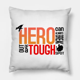 Rule#5 Of Being a Hero Pillow