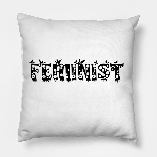 feminist gift Pillow by The_Dictionary