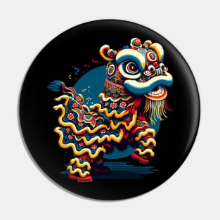 Lion Dance, Colors of the Traditional Lion Dance Pin