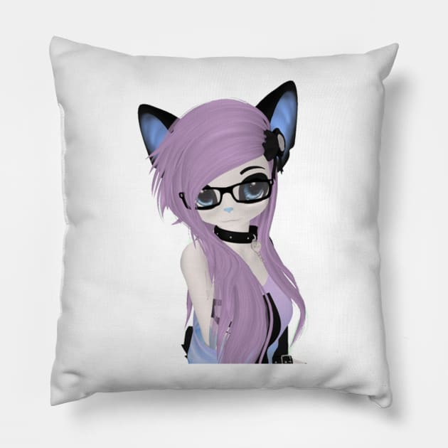 Pastel Nerd Pillow by SushiNomster
