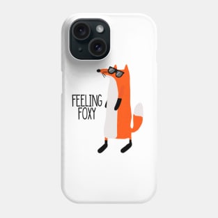 Feeling Foxy, Funny Cute Fox in Sunglasses Phone Case