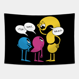 Wait What Funny Punctuation Tapestry