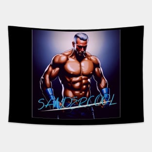 SANDER COOL ASPW WRESTLER Tapestry