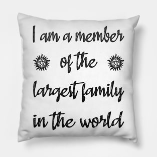 SPN - FAMILY BLACK Pillow