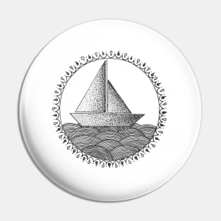 Sailing Boat Pin