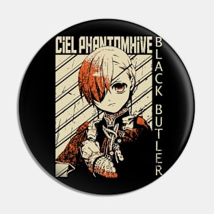 Ciel Phantomhive Kuroshitsuji Black Butler Anime Manga Pin for Sale by  maknaeae