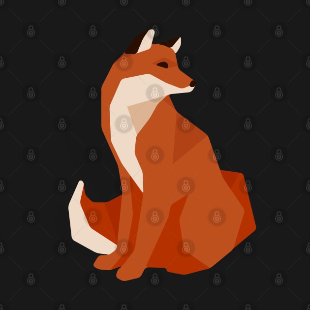 Polygon fox by madeinchorley