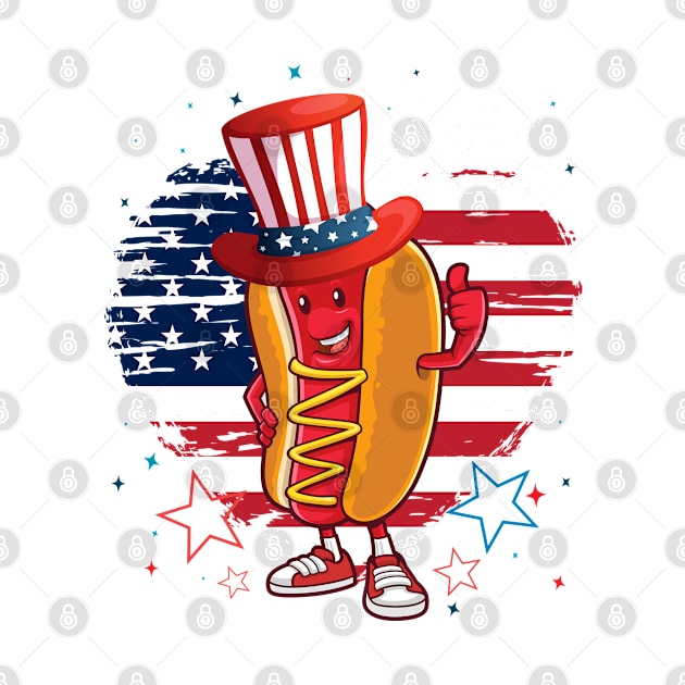 Funny 4th Of July 2021 Fourth Of July For Men's And Women's For 4th Of July Celebration Birthday Gift for hot dog's lovers for 4th of july by dianoo