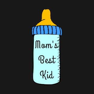 cute baby kid design for children - mom's best kid T-Shirt