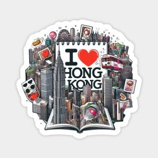 I Love Hong Kong Magnet