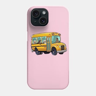 Dogs bus Phone Case