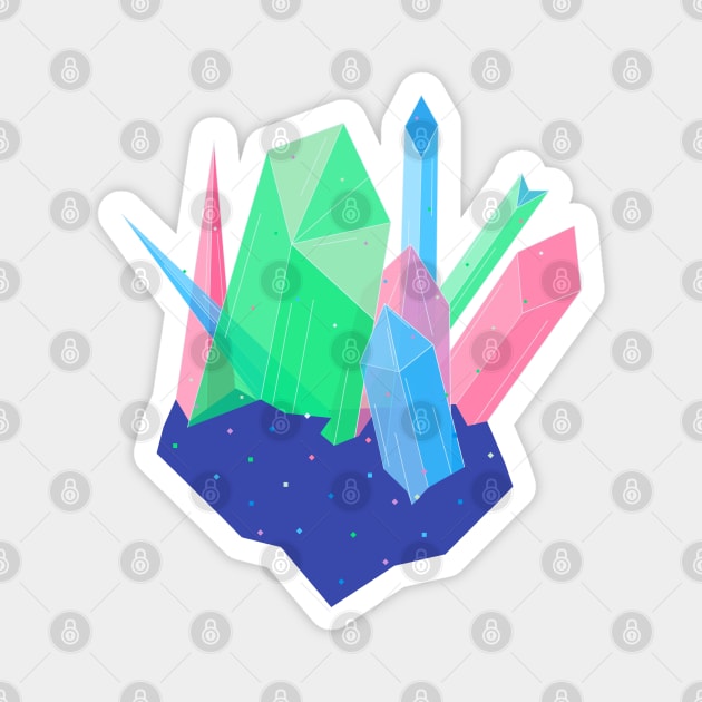 CRYSTALS Magnet by BadOdds